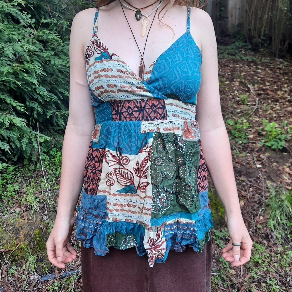 Patchy Tank Top